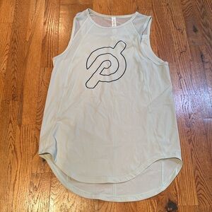 Lululemon Peleton light green/mint mesh tank size 4